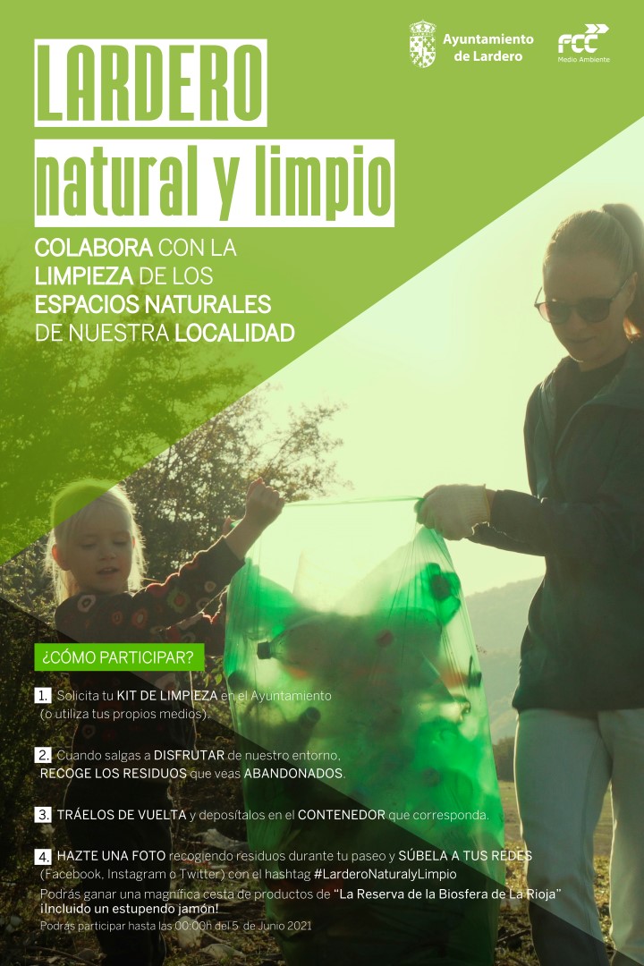 El Ayuntamiento de Lardero y FCC lanzan la campaña "Lardero Natural y Limpio"