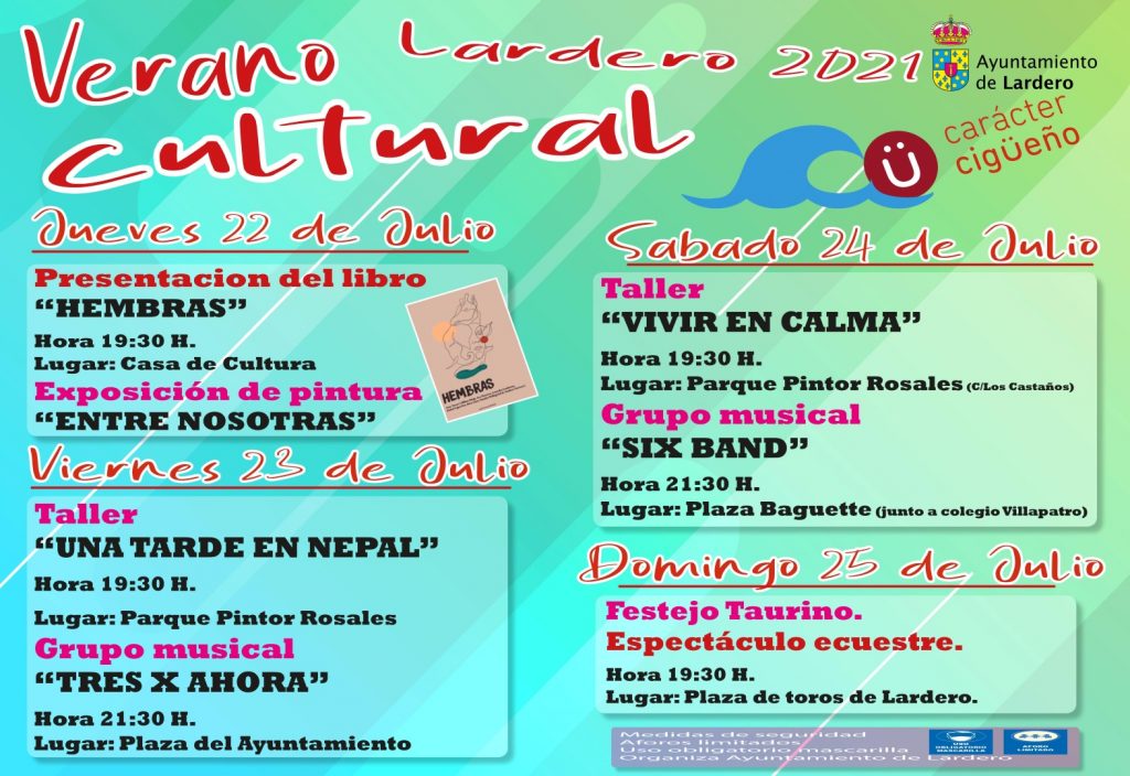 Verano Cultural Lardero 2021 (del 22 al 25 de julio)