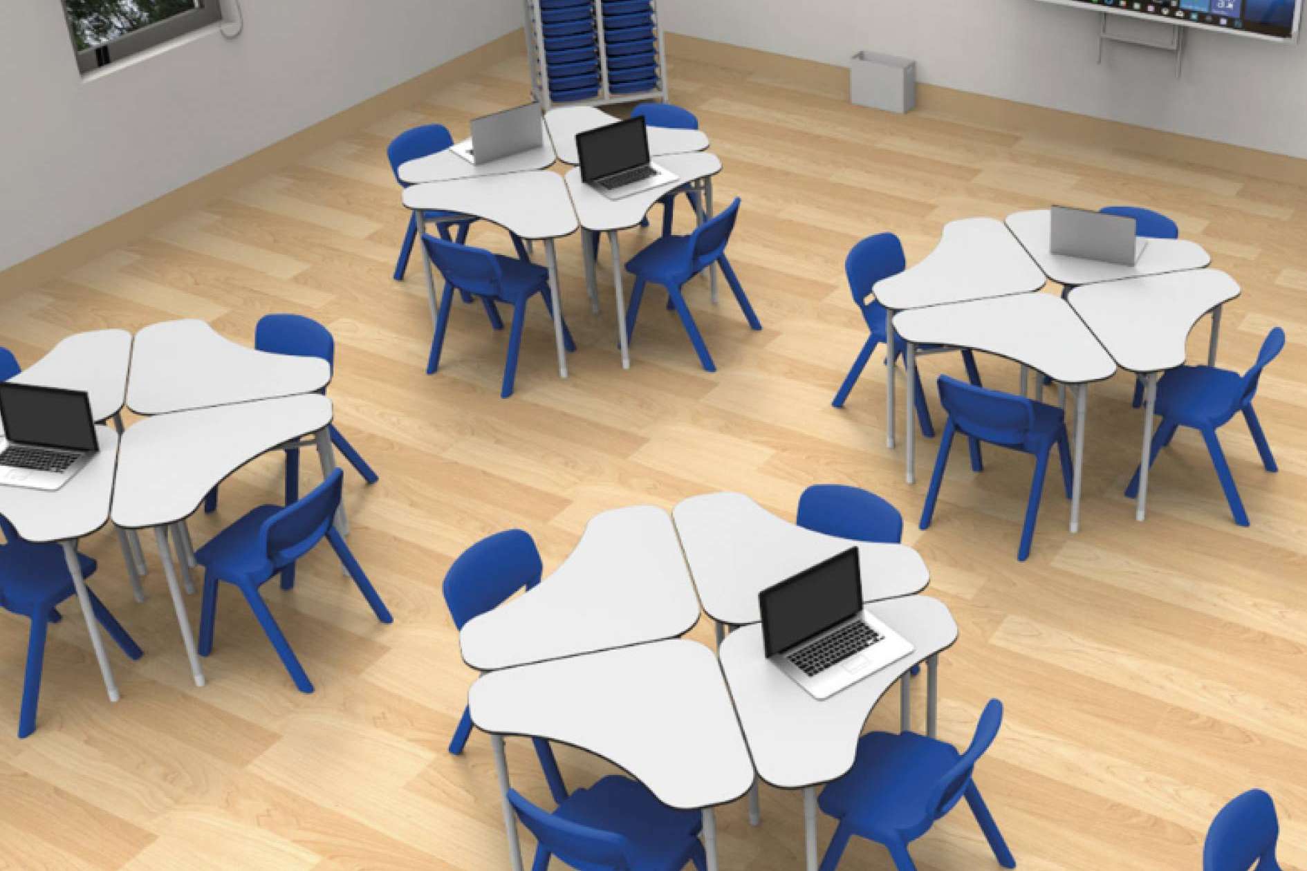 OfficeDeco es una tienda que pone a disposición mobiliario escolar, salas de formación y comunicación visual, tanto para empresa como centros de educación