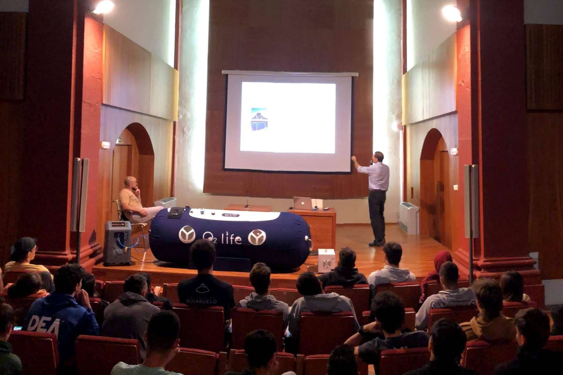 Formaciones sobre HBOT aplicada al deporte a través de la colaboración entre O2life y INEFC
