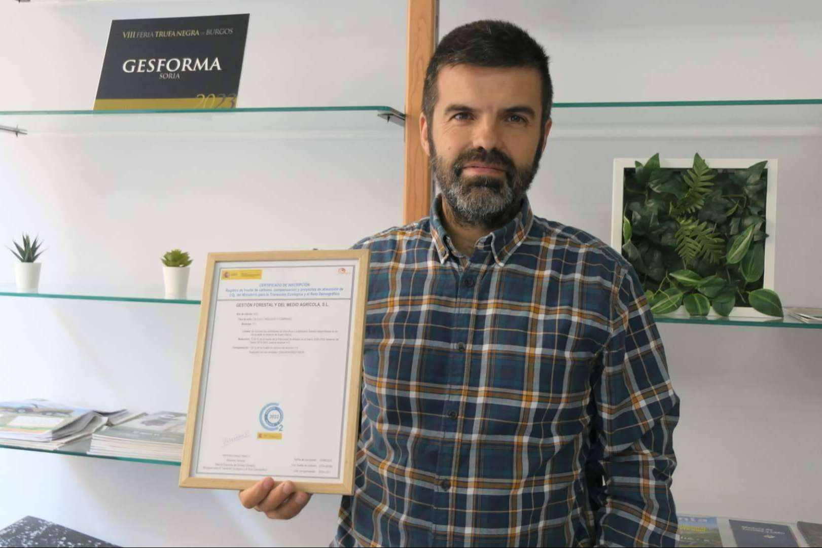 CO2 GESTIÓN consigue el triple sello en huella de carbono del MITERD