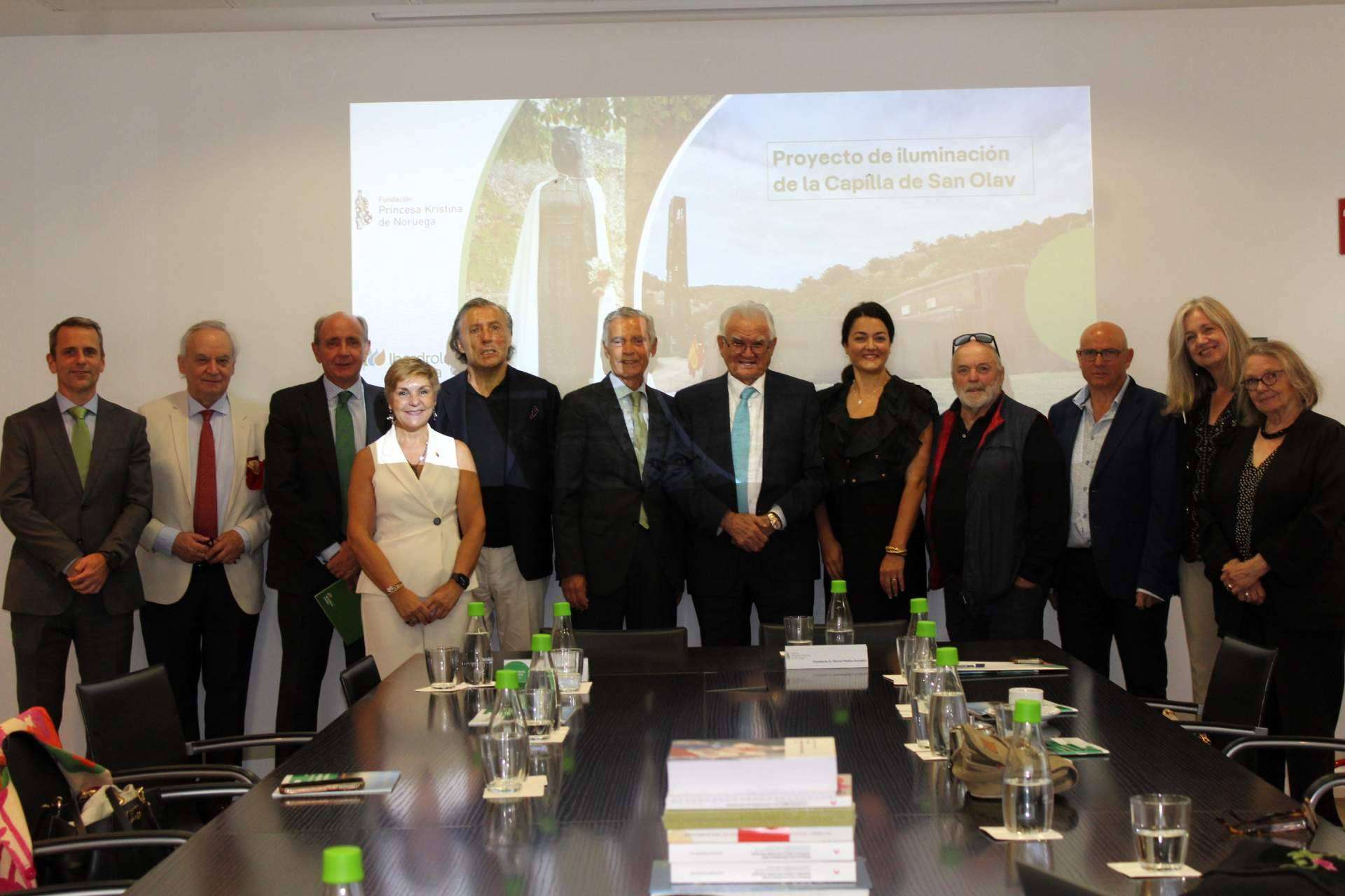 La Capilla de San Olav estrena iluminación gracias a la Fundación Iberdrola España
