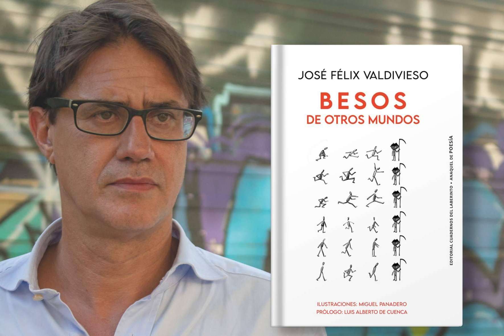 José Félix Valdivieso y sus 'Besos de otros mundos', un poemario que explora la esencia del beso