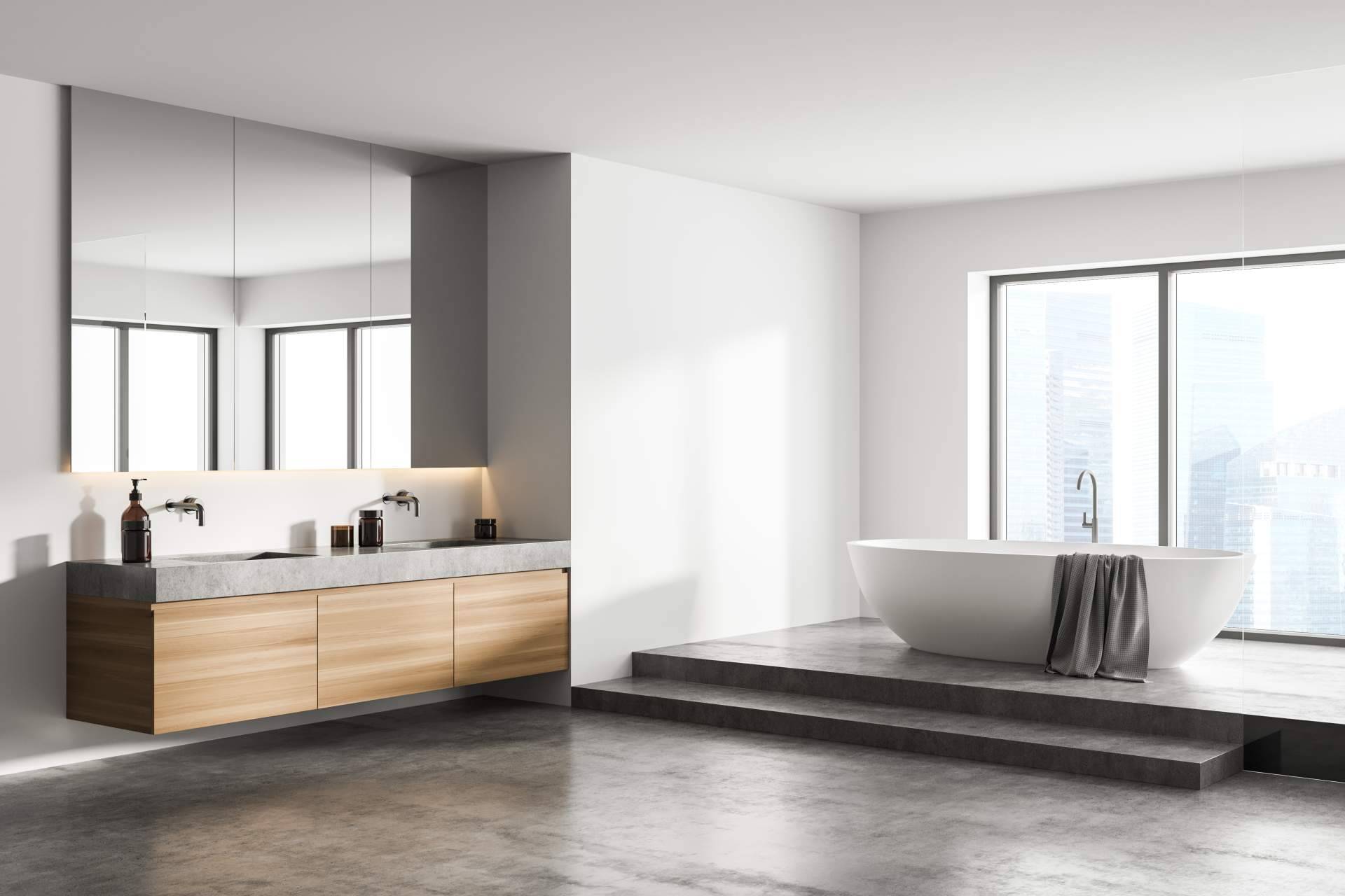 Muebles de baño suspendidos que combinan diseño y funcionalidad