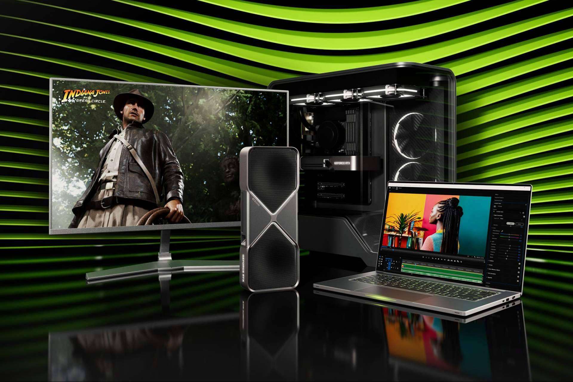 El futuro de las tarjetas gráficas; NVIDIA RTX Serie 50 en los ordenadores BlackRock