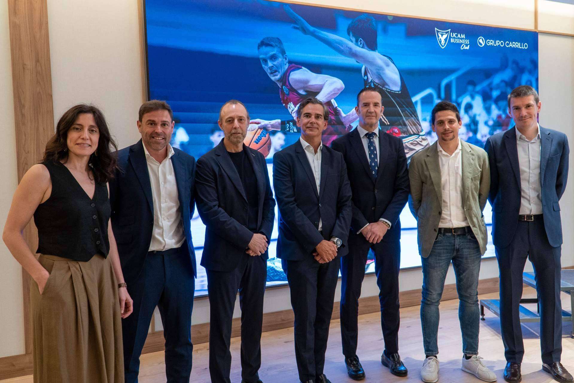 Carrillo y UCAM Murcia CB celebran una jornada empresarial sobre patrocino deportivo a coste cero