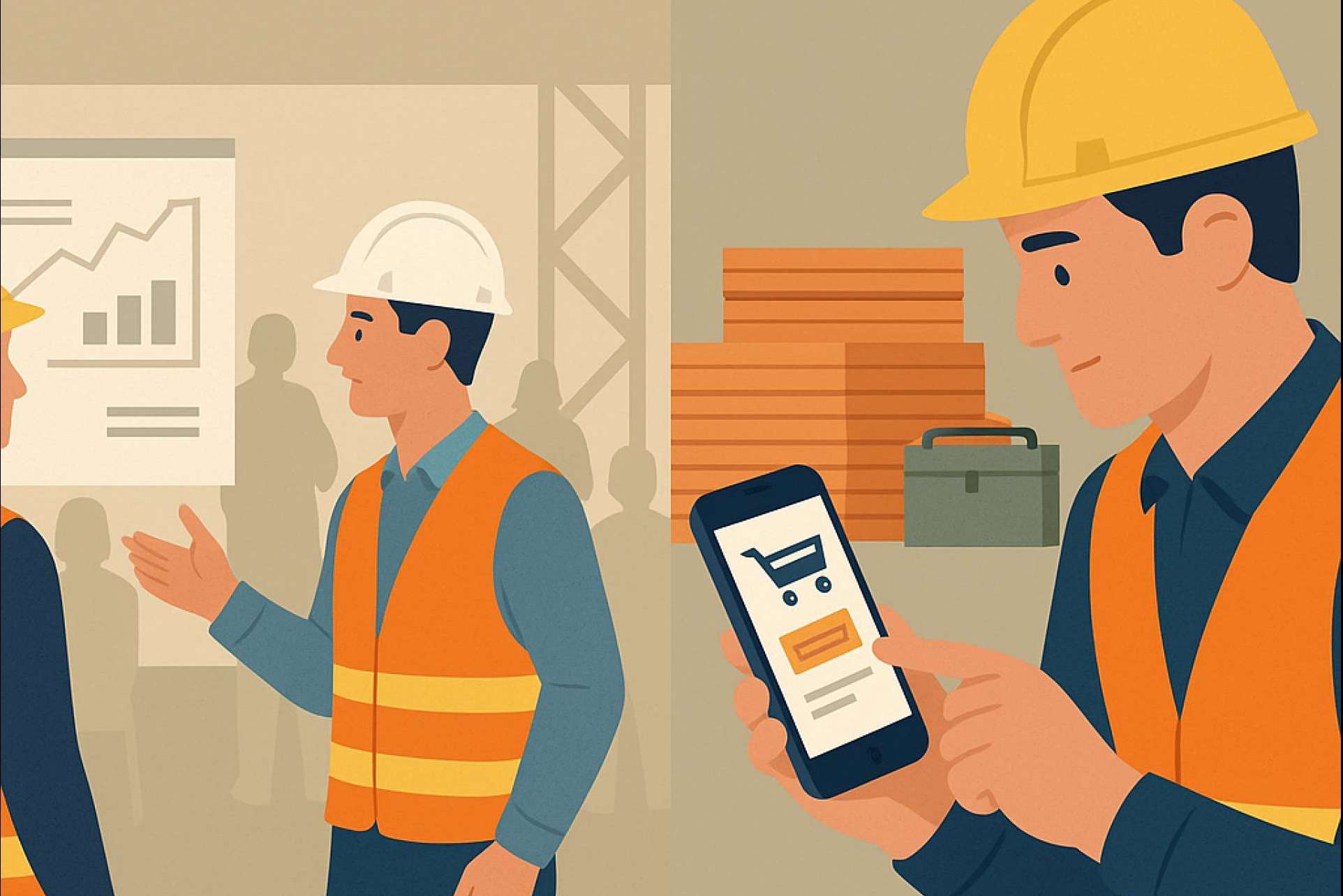 Cómo la Digitalización B2B está puede transformar el Sector de la Construcción en 2025