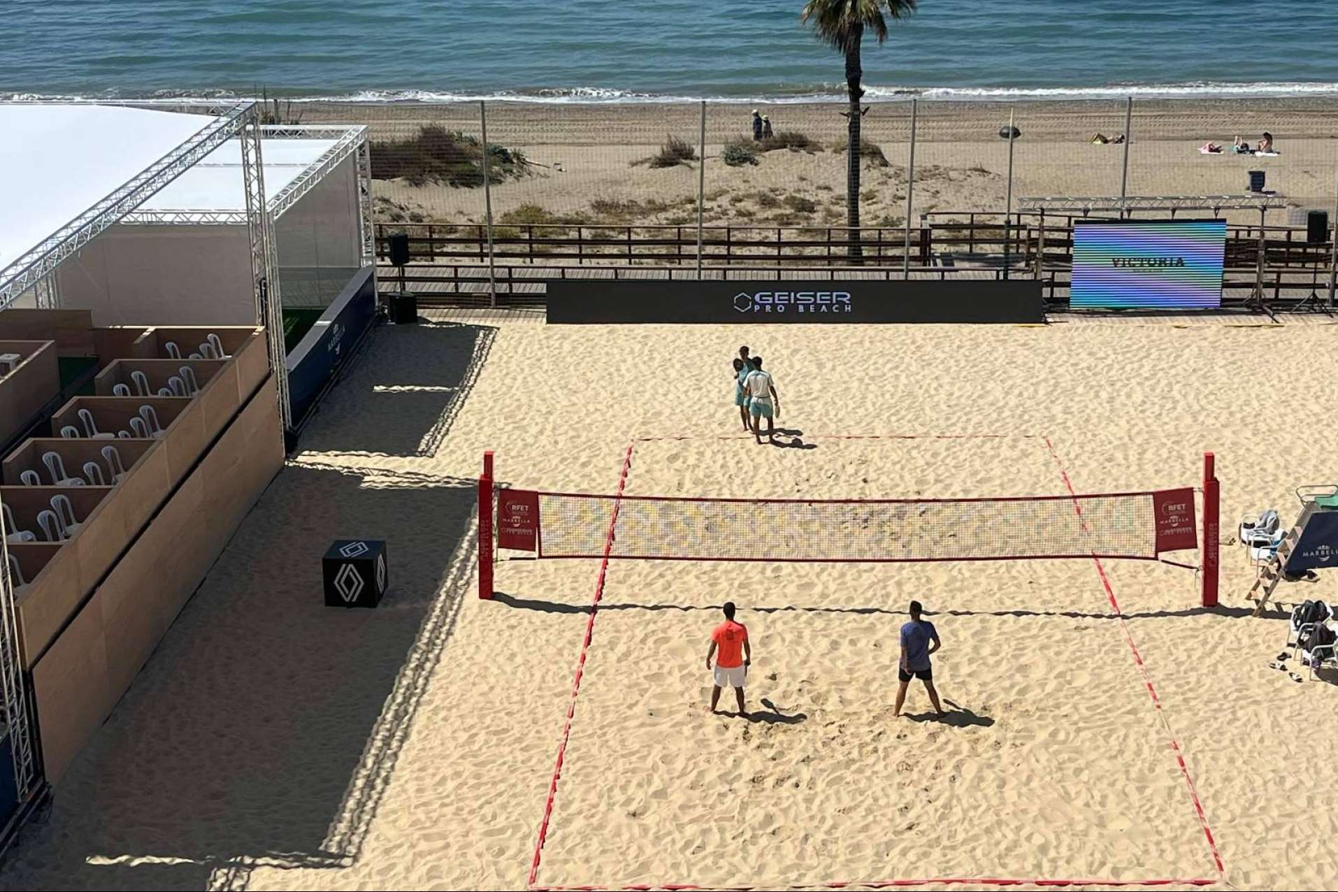 La firma de equipamiento deportivo Geiser Pro Beach es propiedad de la firma Arena Sport & Events