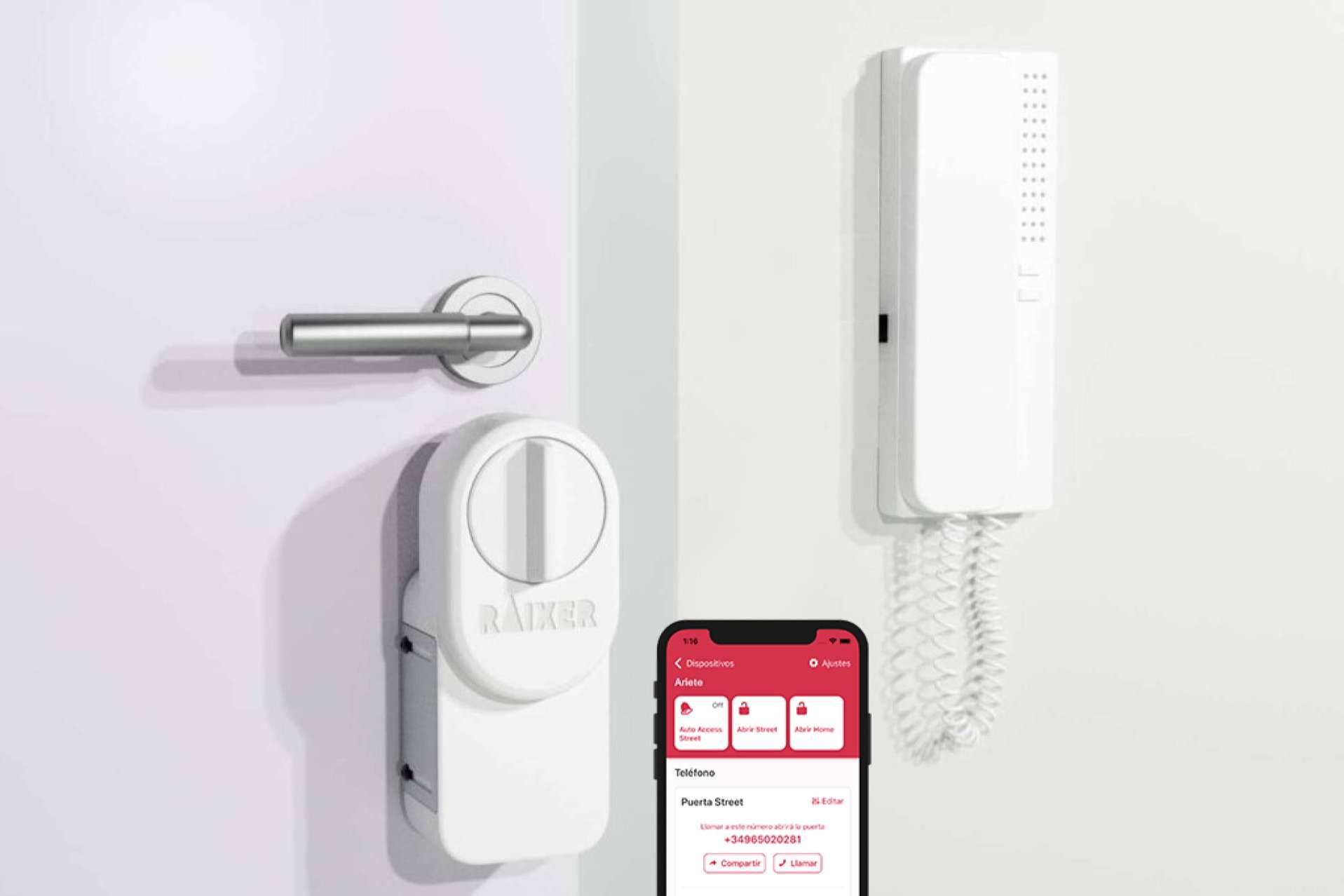 Control remoto y seguridad con la cerradura inteligente para apartamentos turísticos