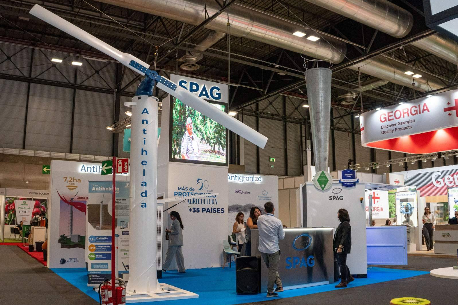 Innovación presente en Fruit Attraction 2025 de la mano de GRUPO SPAG y su solución antigranizo