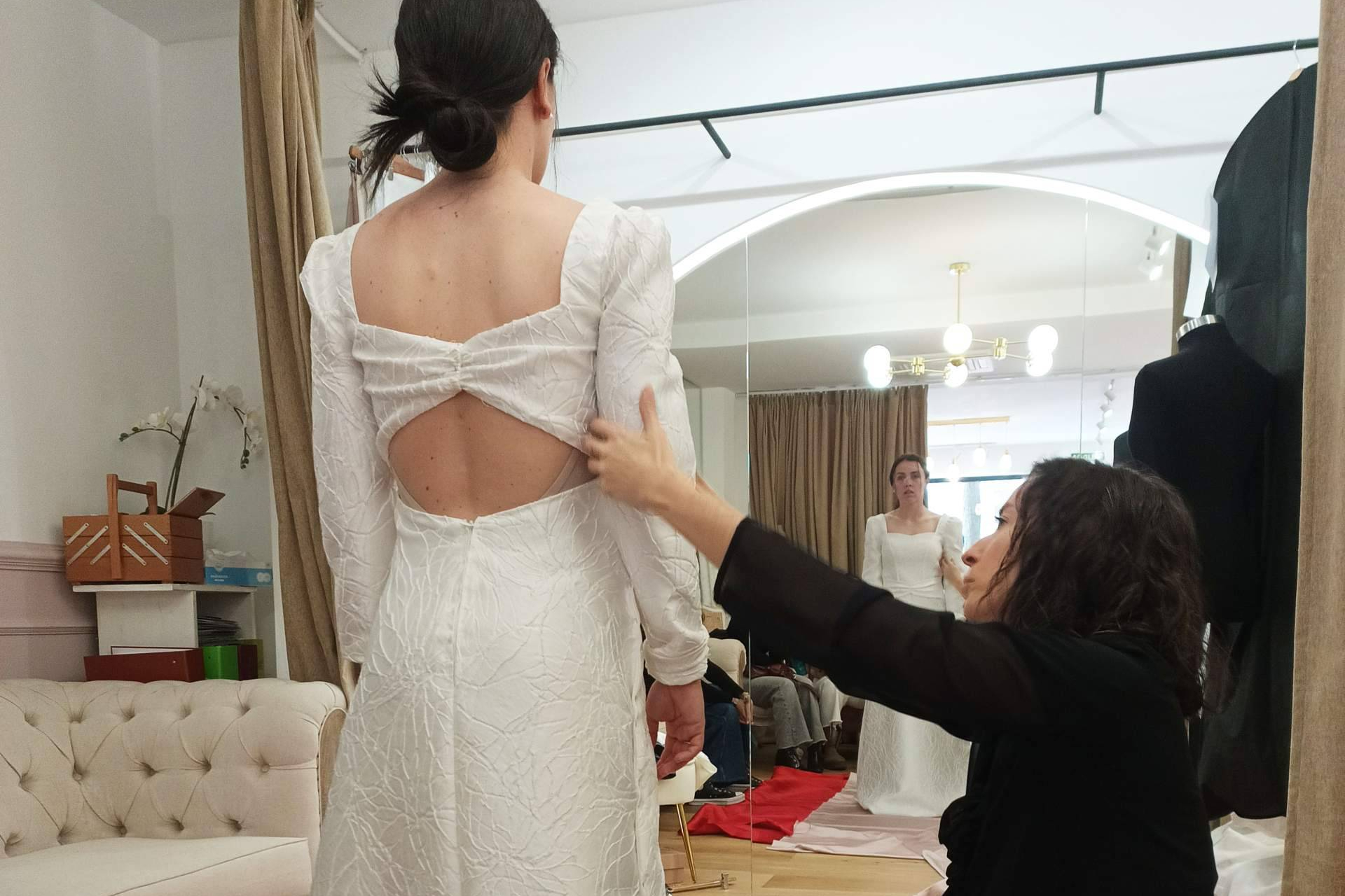 Valérie Moreau; Así se elabora un vestido de novia exclusivo en un atelier madrileño