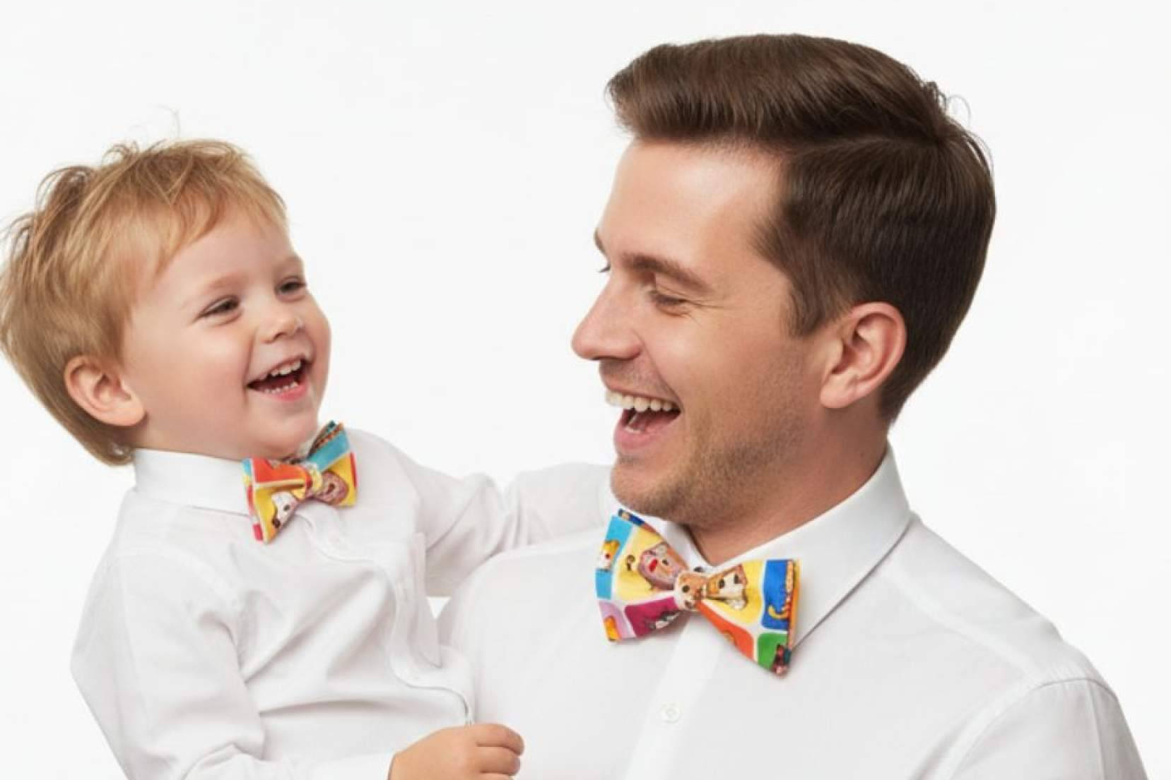 El efecto 'Mini-Me' llega a las ceremonias; Furor por los packs a juego para padre e hijo