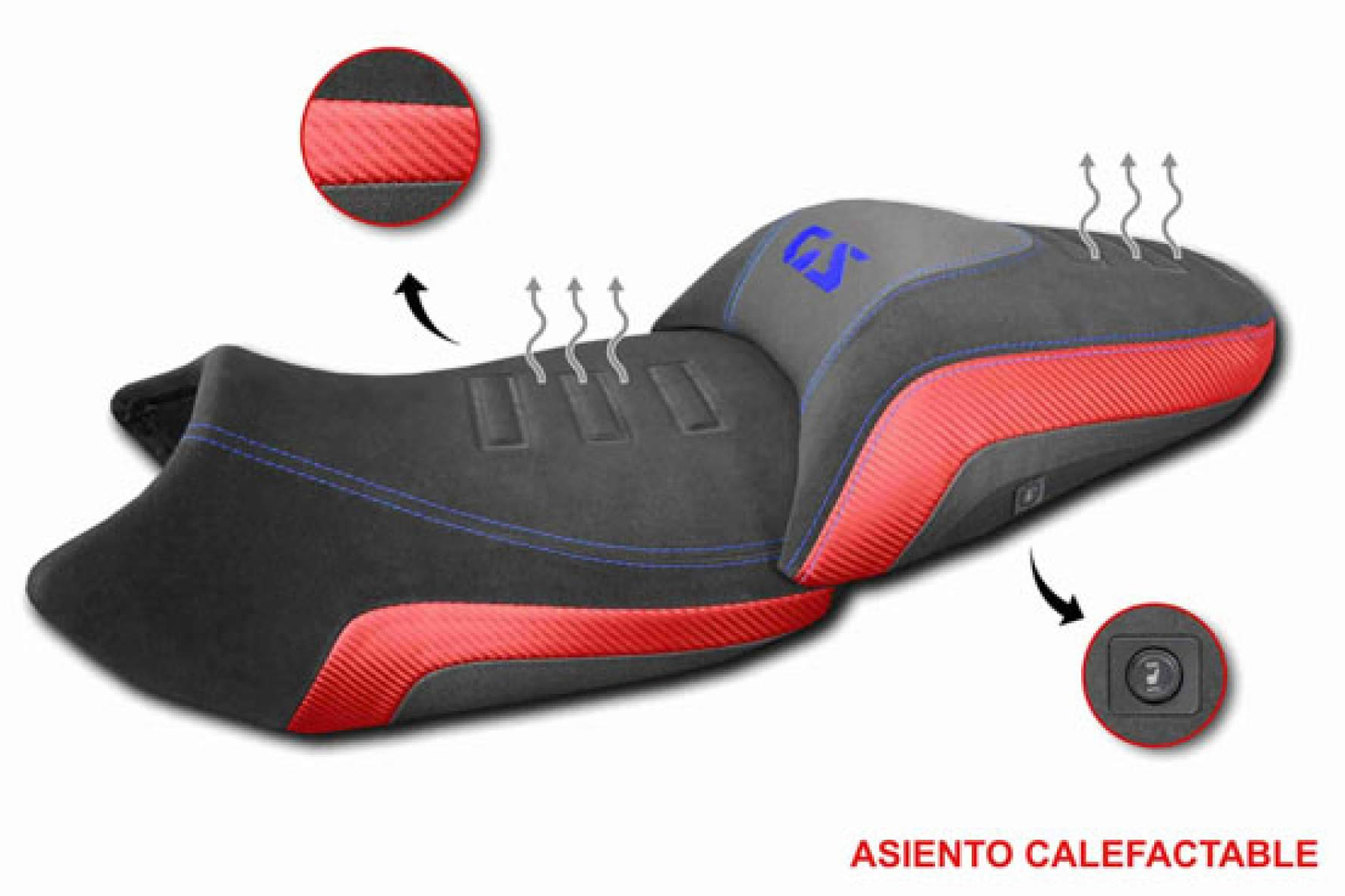 Asientos calefactables para moto, confort y tecnología para cualquier estación del año