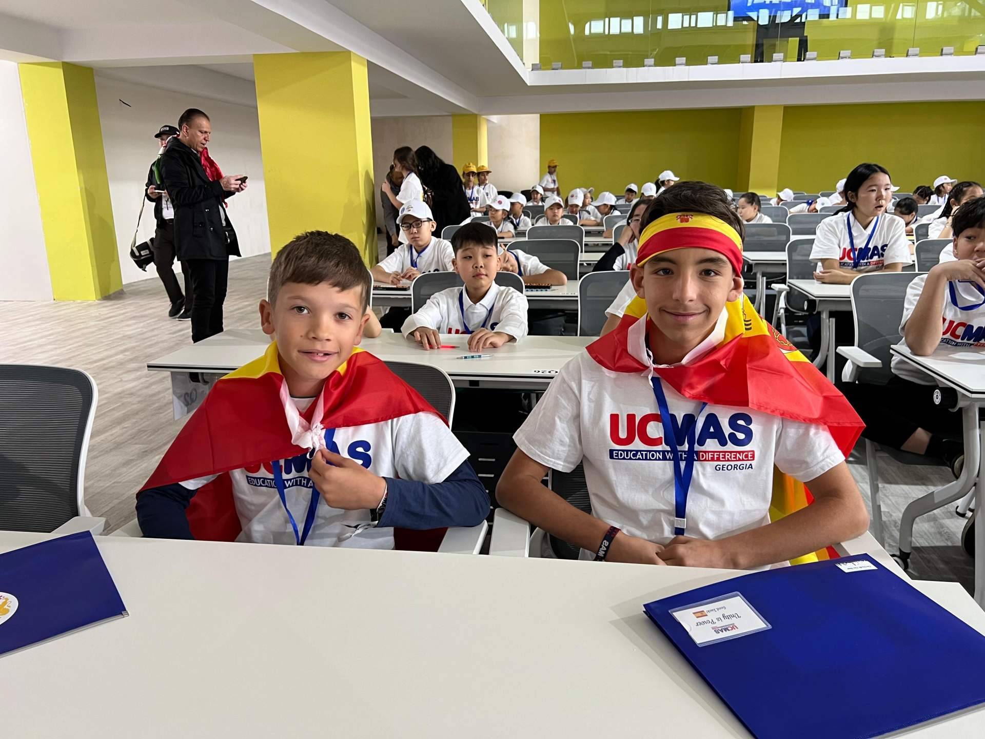 Éxito español en la competición internacional de cálculo mental de UCMAS