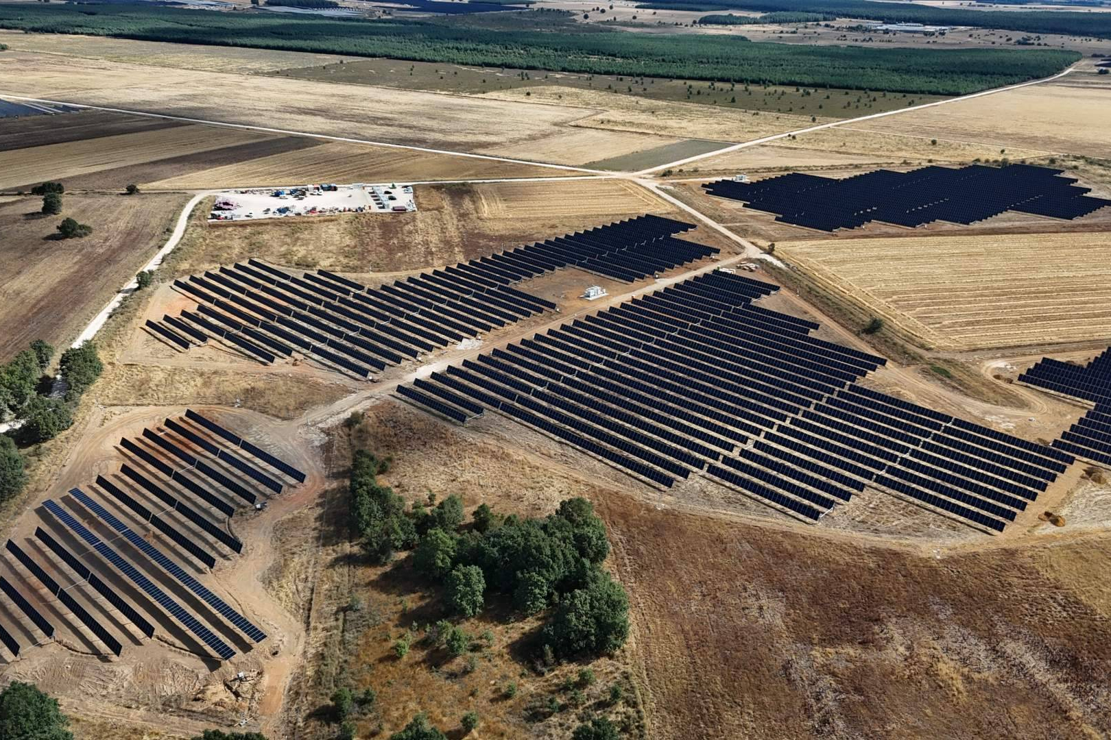 El nuevo complejo fotovoltaico de 36 MWp de potencia que se ha puesto en marcha en Palencia