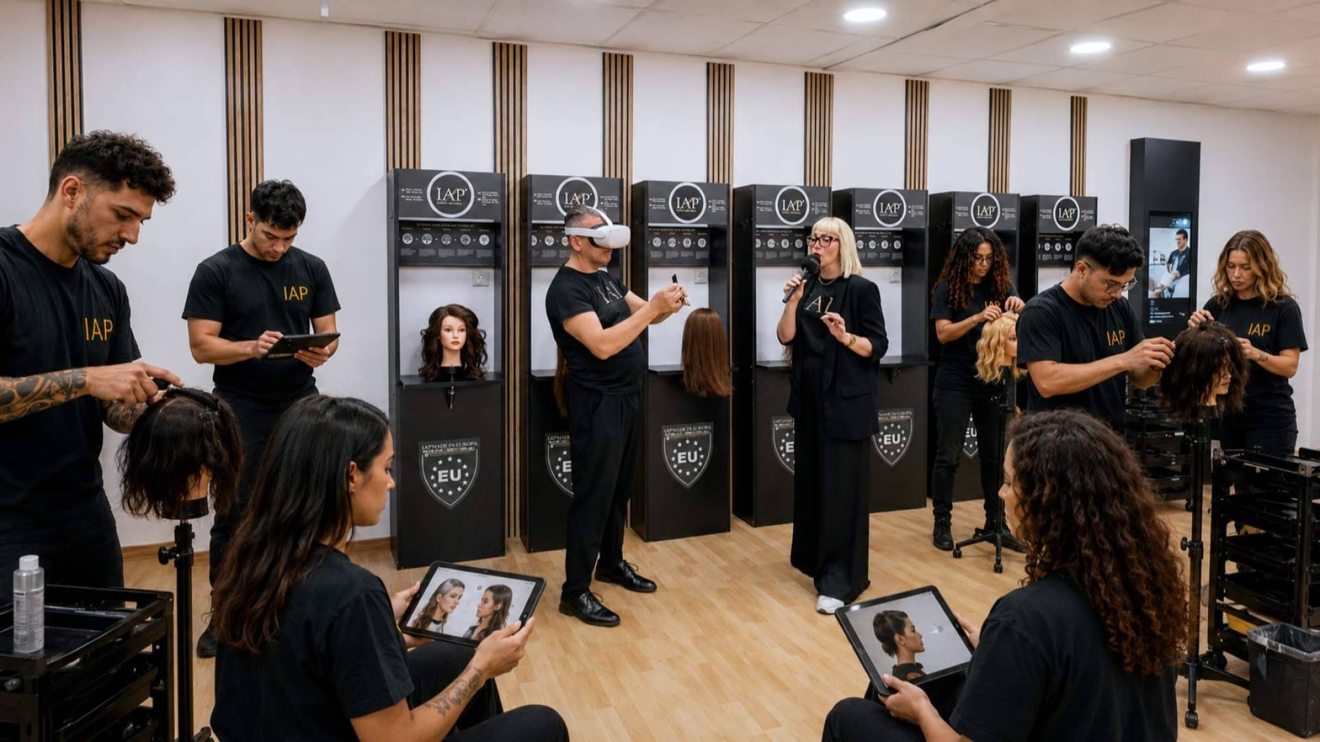 IAP; la empresa española que quiere revolucionar la formación en peluquería y belleza con IA, realidad virtual y profesores digitales