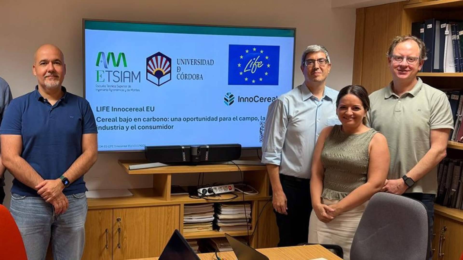 ESG Innova y la Universidad de Córdoba avanzan en el desarrollo del proyecto LIFE InnoCereal EU