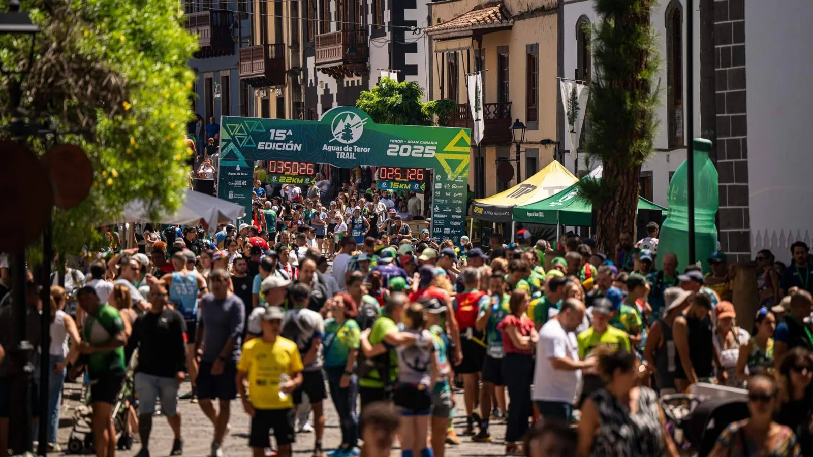 La lluvia rompió el camino; La Aguas de Teror Trail abrió otro