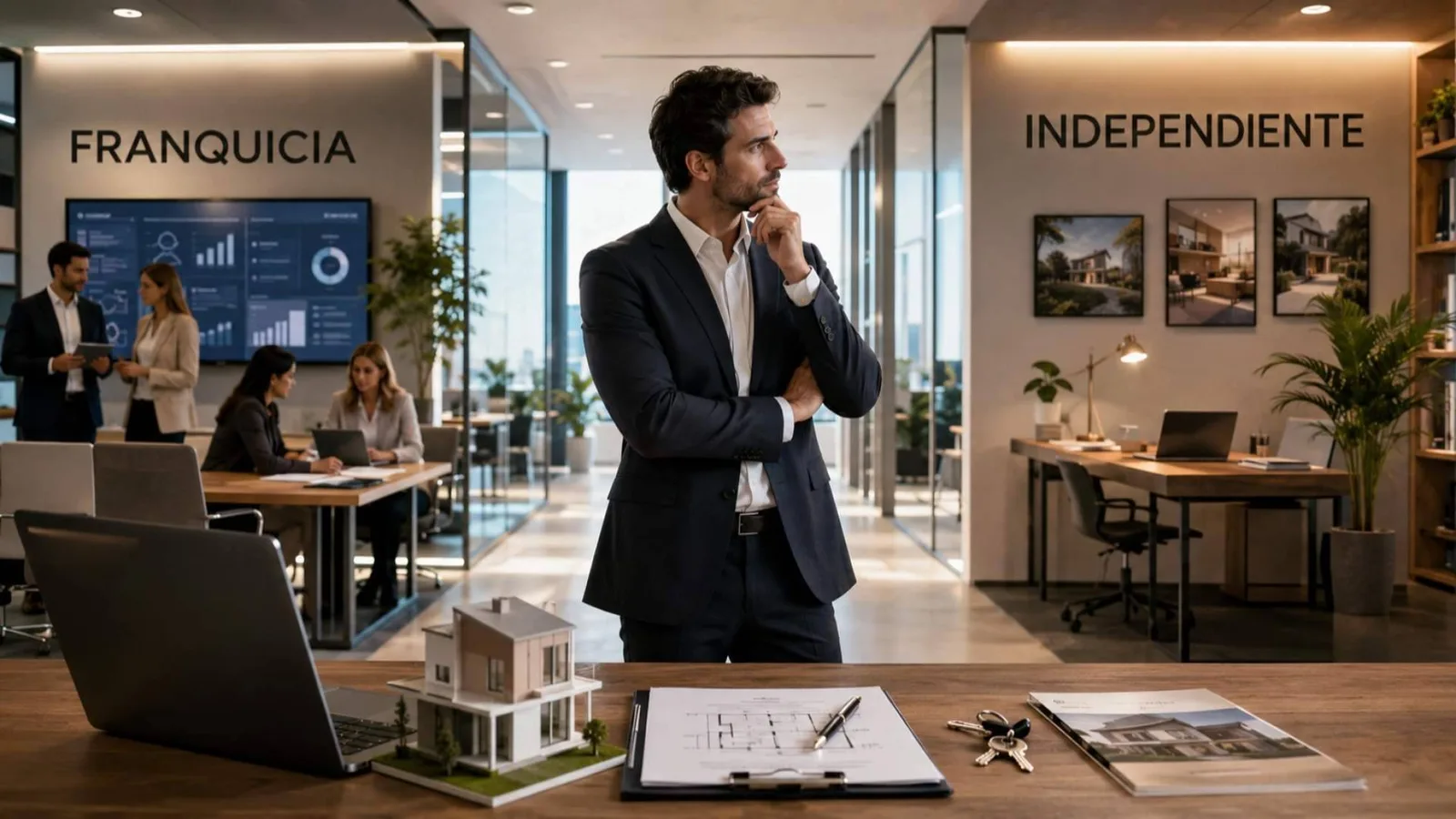 ¿Franquicia inmobiliaria o agencia independiente? Claves para elegir el modelo adecuado