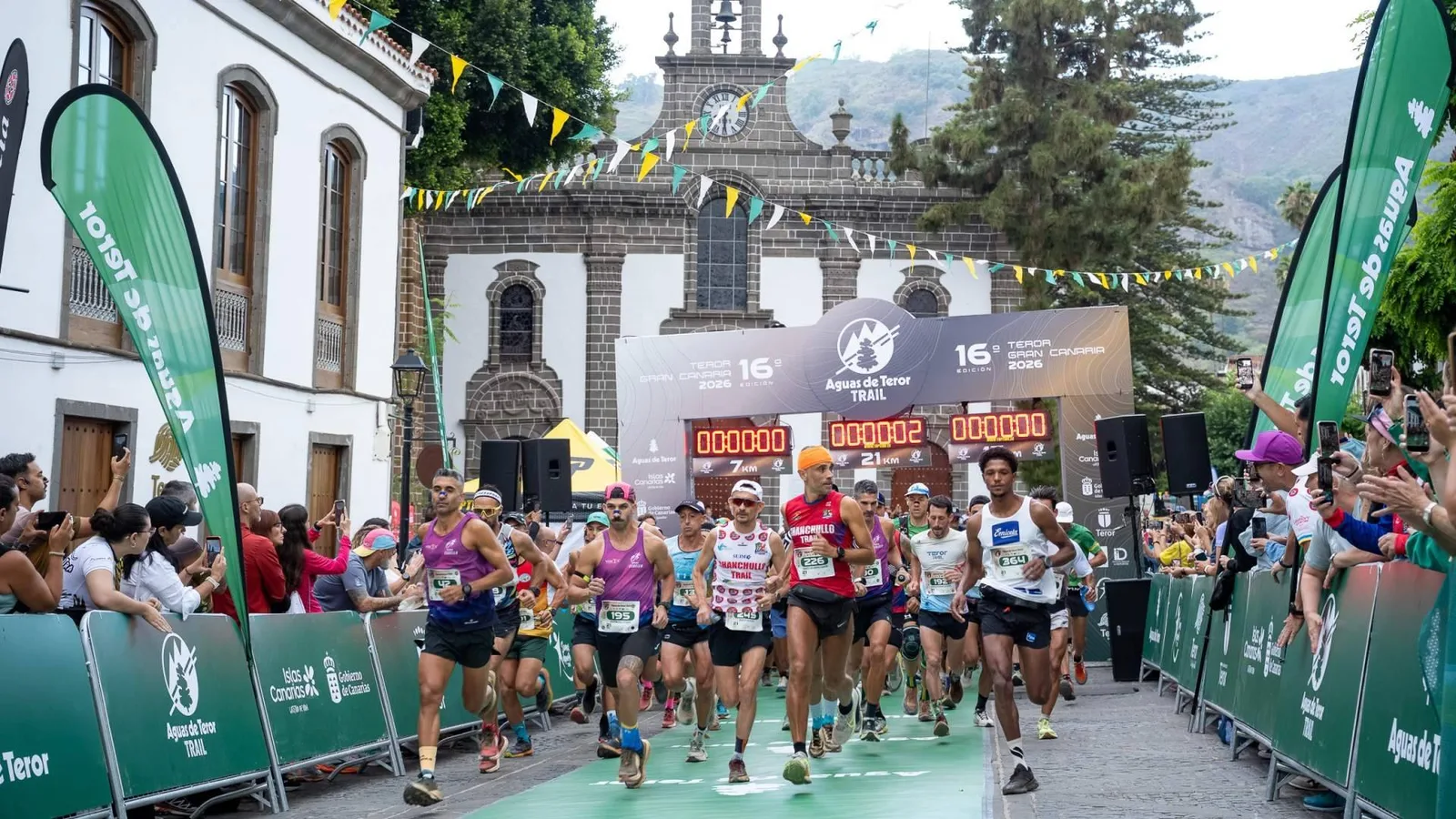 Nelson Alves y Yurena Castrillo reinan en una XVI Aguas de Teror Trail renacida tras el invierno