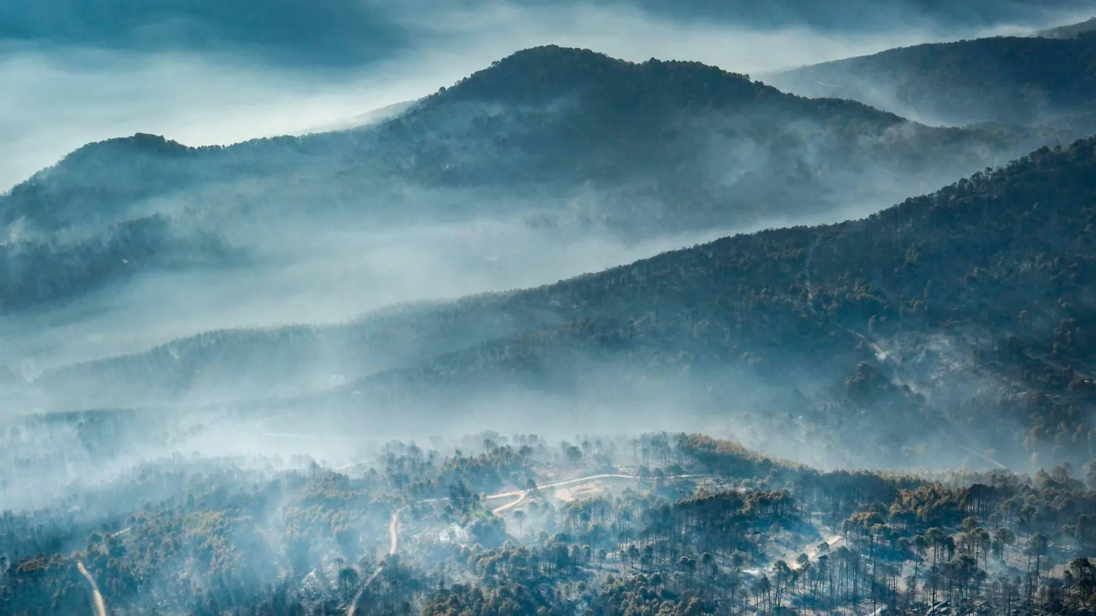 Las impactantes imágenes que muestran el desastre causado por los incendios en España