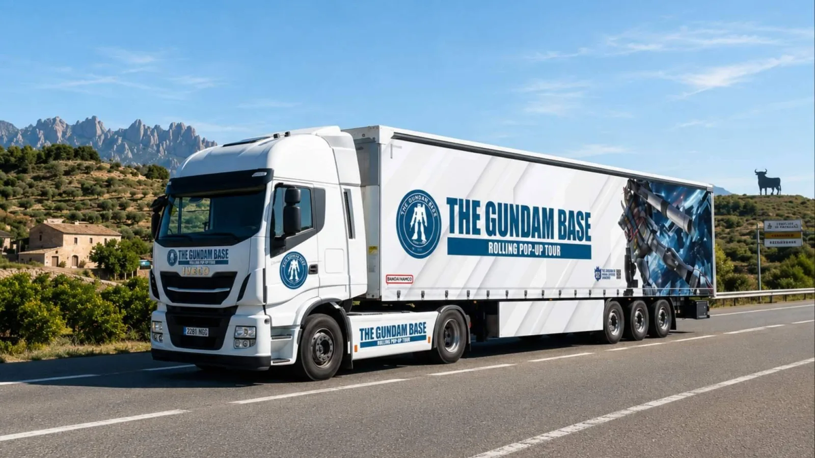 Bandai lleva The Gundam Base Rolling Pop-Up Tour a España para acercar el universo Gundam a nuevas ciudades
